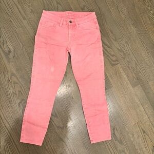 GUESS PINK “BRITTNEY CROPPED” JEANS Women’s size 27